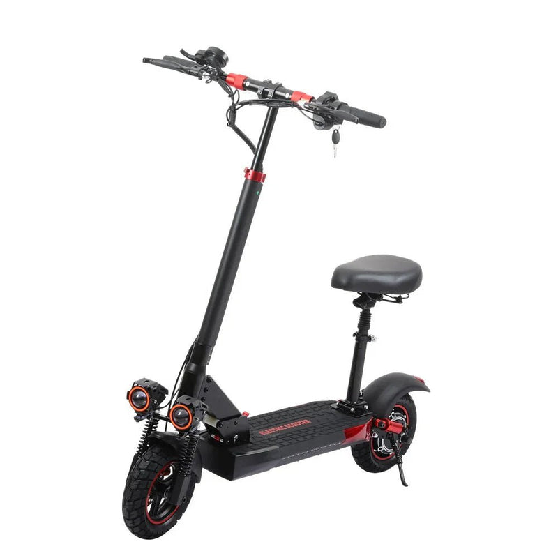 Electric scooters with seats