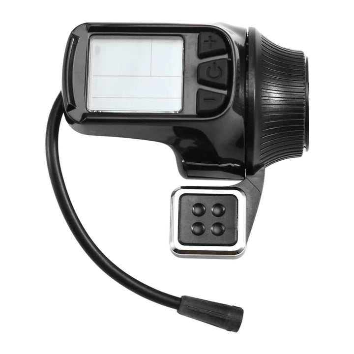Display with thumb throttle for INOKIM OXO, front view