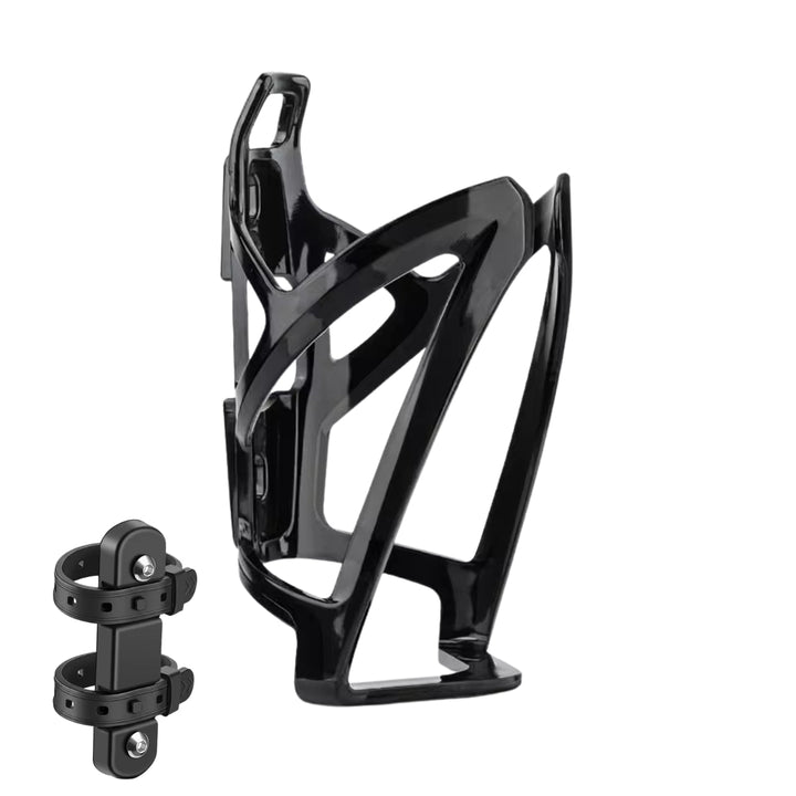 Bottle holder for e-bike frames Premium in black with included parts