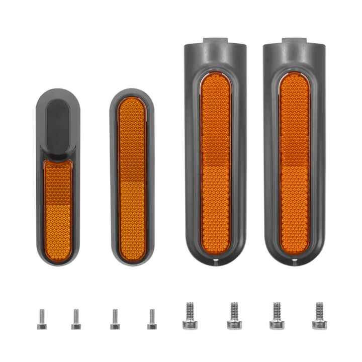 Wheel covers reflective for Xiaomi 4 Pro in orange with included parts