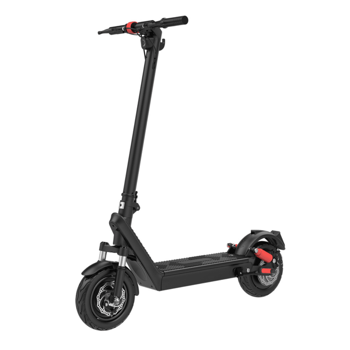 HX X9B electric scooter, front three-quarter view