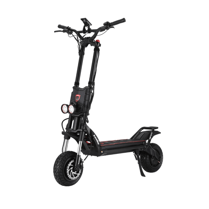 KAABO WOLF KING GTR MAX electric scooter, front three-quarter view in black