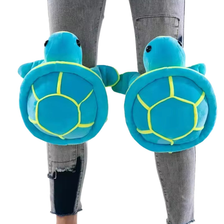 Knee, elbow & hip pads Turtle Edition in blue, all parts of the set