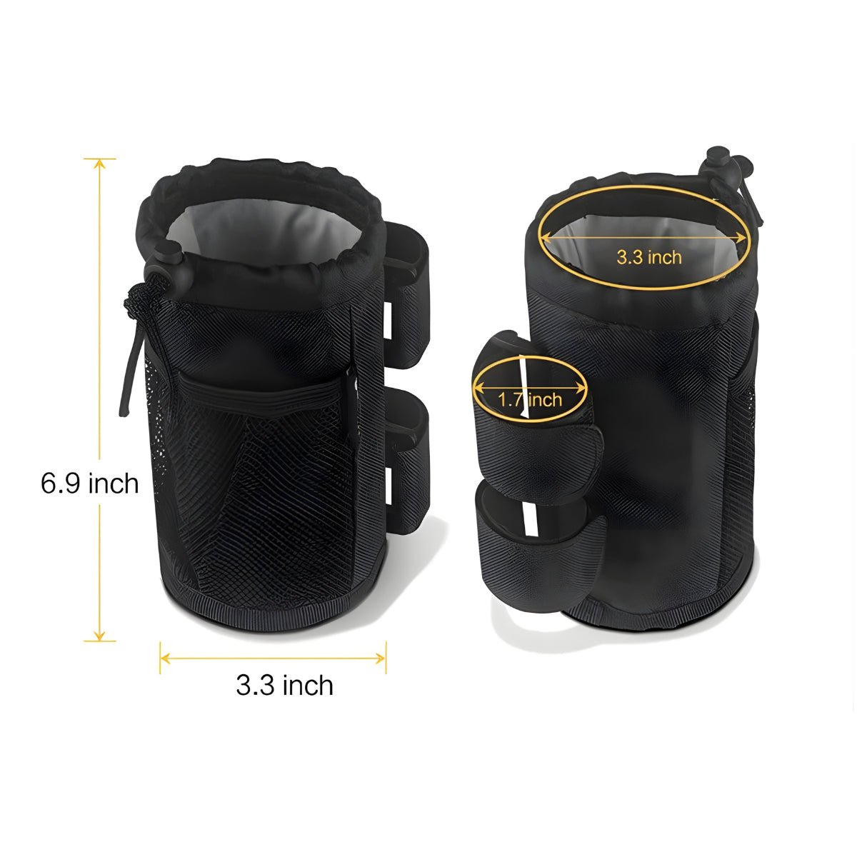 Portabotellas multifuncional en tela