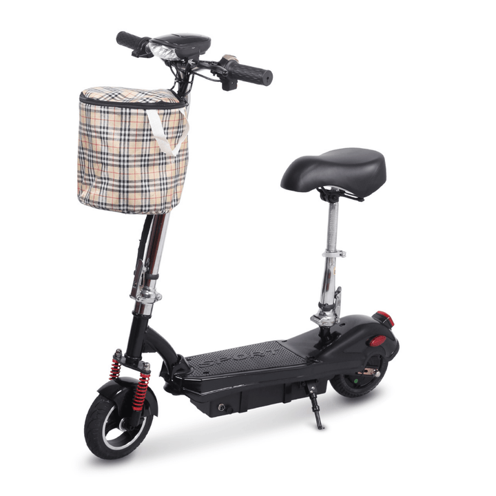 SEEDREAM M5 electric scooter, front three-quarter view in black
