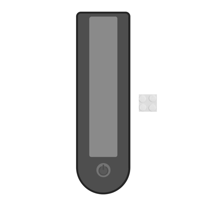 Screen protector for Xiaomi 4 Pro/5 in black, front view
