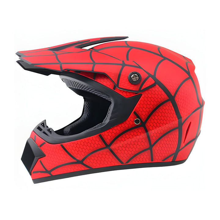 Smart helmet Spider-Man Edition, side view