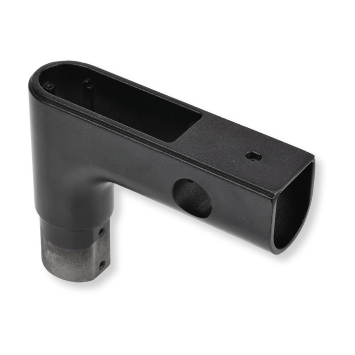 Stem mount with display holder for Xiaomi 4 Pro, angled view