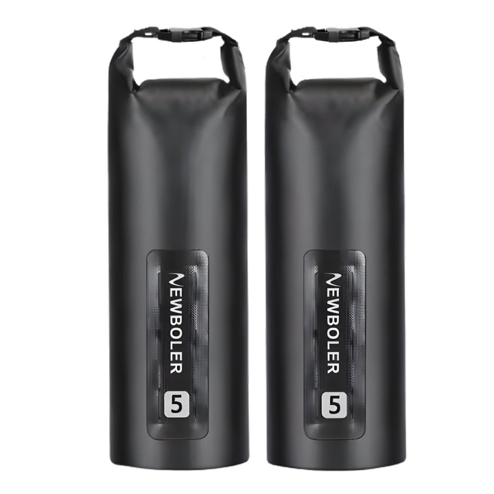 Waterproof front bag for bicycles, both pieces in the smaller size