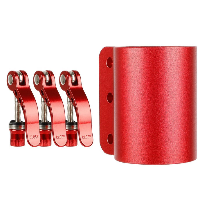 Folding mechanism for KAABO Mantis 10 in red, all parts of the set