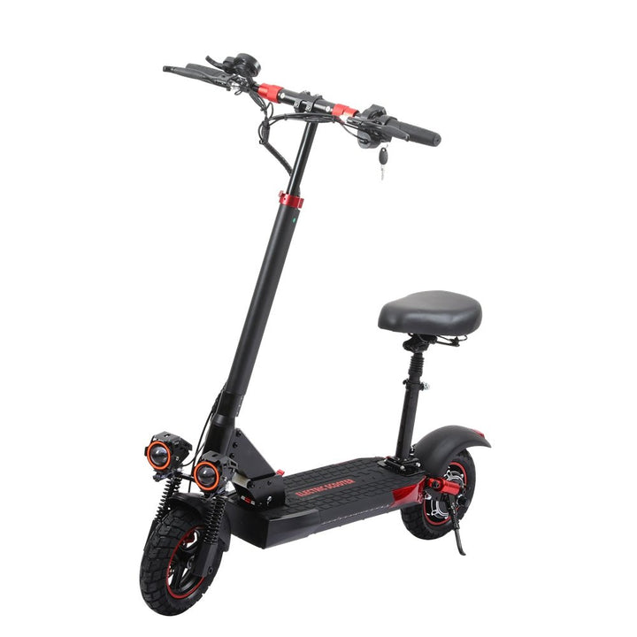 Wheely J01 electric scooter, front three-quarter view