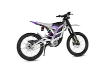 79BIKE Falcon Pro electric dirt bike seen from the side in purple