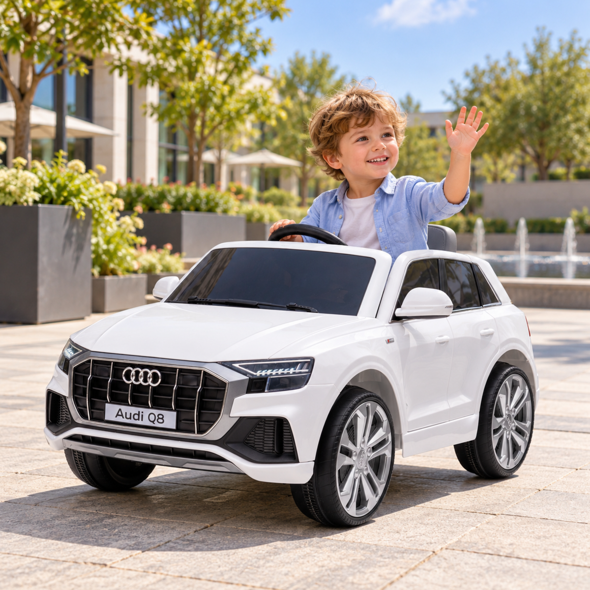 Kids' Electric Ride-On Car Audi Q8 - Wheelyshop