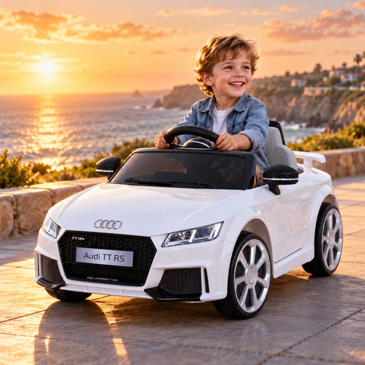 Kids' Electric Ride-On Car Audi TT RS - Wheelyshop
