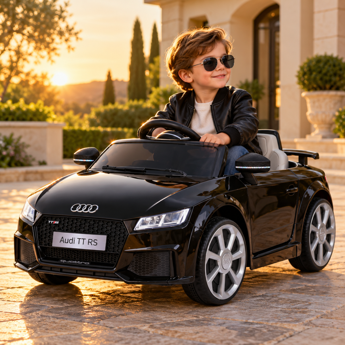 Kids' Electric Ride-On Car Audi TT RS - Wheelyshop
