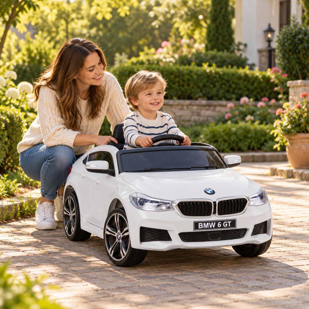 Kids' Electric Ride-On Car BMW 6GT - Wheelyshop