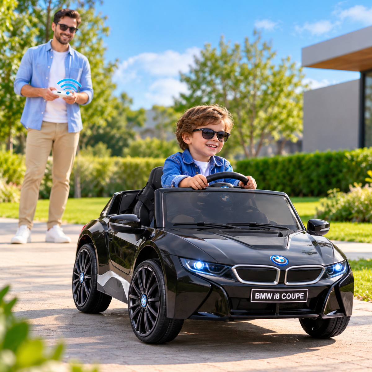 Kids' Electric Ride-On Car BMW i8 Coupe - Wheelyshop
