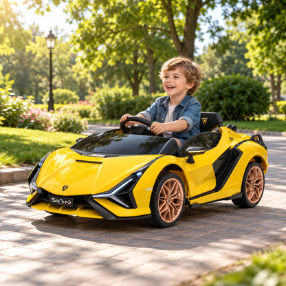 Kids' Electric Ride-On Car Lamborghini Sian - Wheelyshop