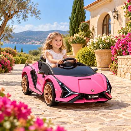 Kids' Electric Ride-On Car Lamborghini Sian - Wheelyshop