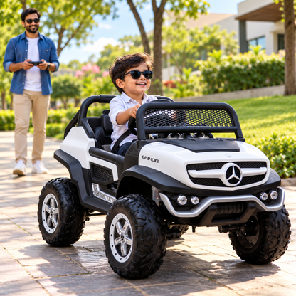 Kids' Electric Ride-On Car Mercedes Benz Unimog Truck - Wheelyshop