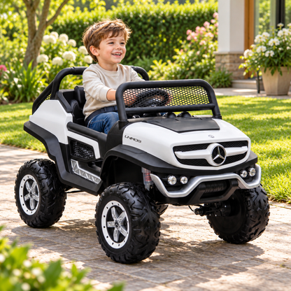 Kids' Electric Ride-On Car Mercedes Benz Unimog Truck - Wheelyshop