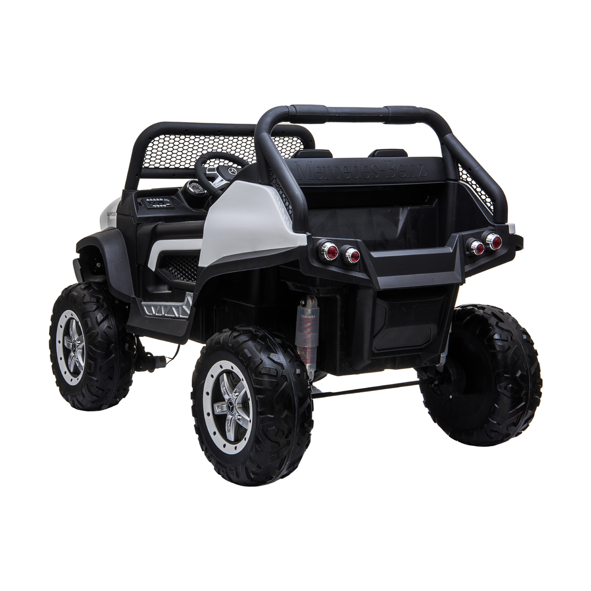 Kids' Electric Ride-On Car Mercedes Benz Unimog Truck with solid tyres – Wheelyshop
