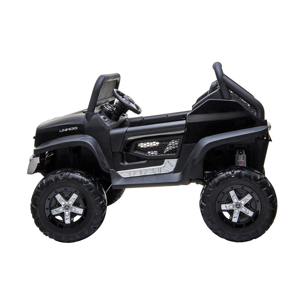 Kids' Electric Ride-On Car Mercedes Benz Unimog Truck with 8-12 h charging time – Wheelyshop