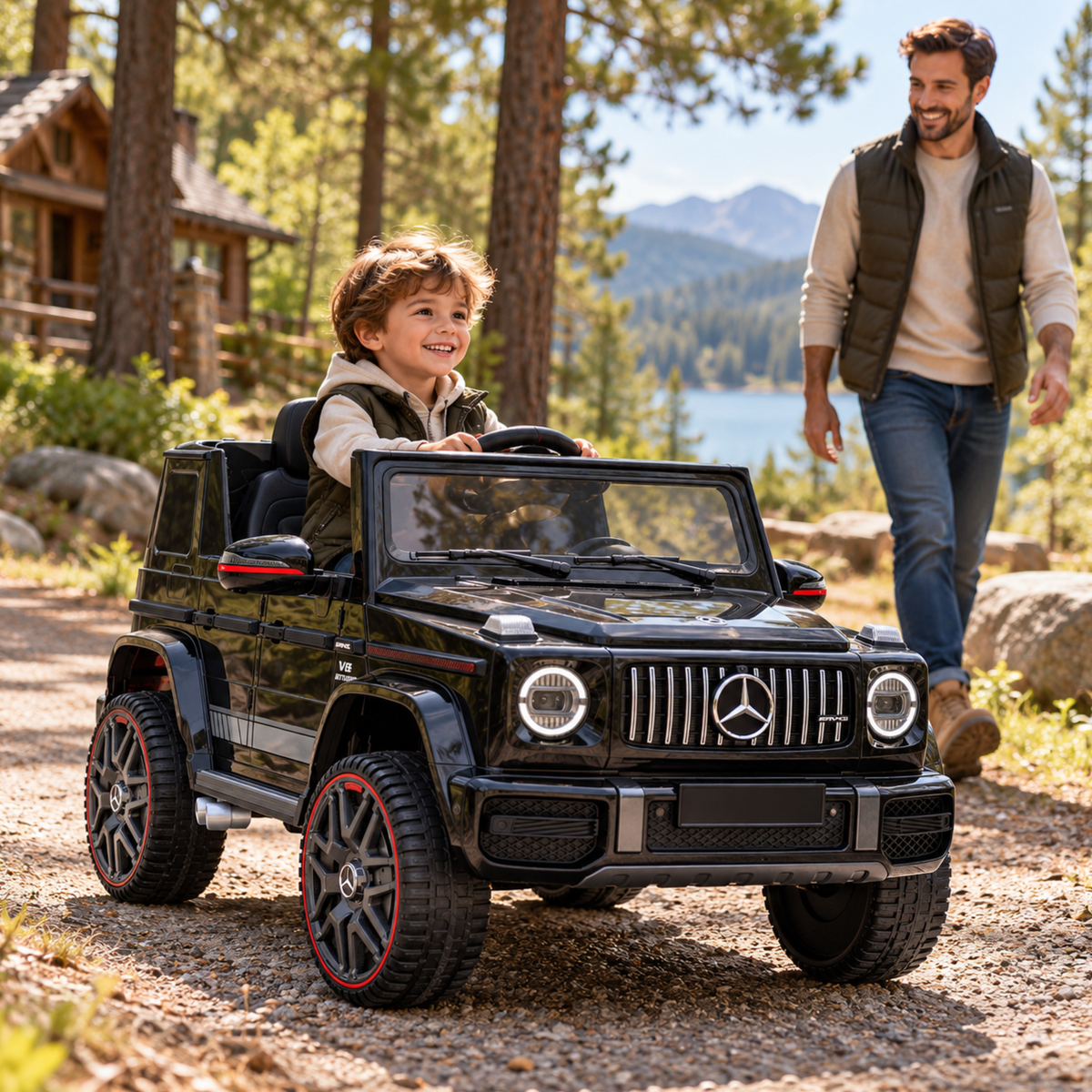 Kids' Electric Ride-On Car Mercedes G63 AMG - Wheelyshop