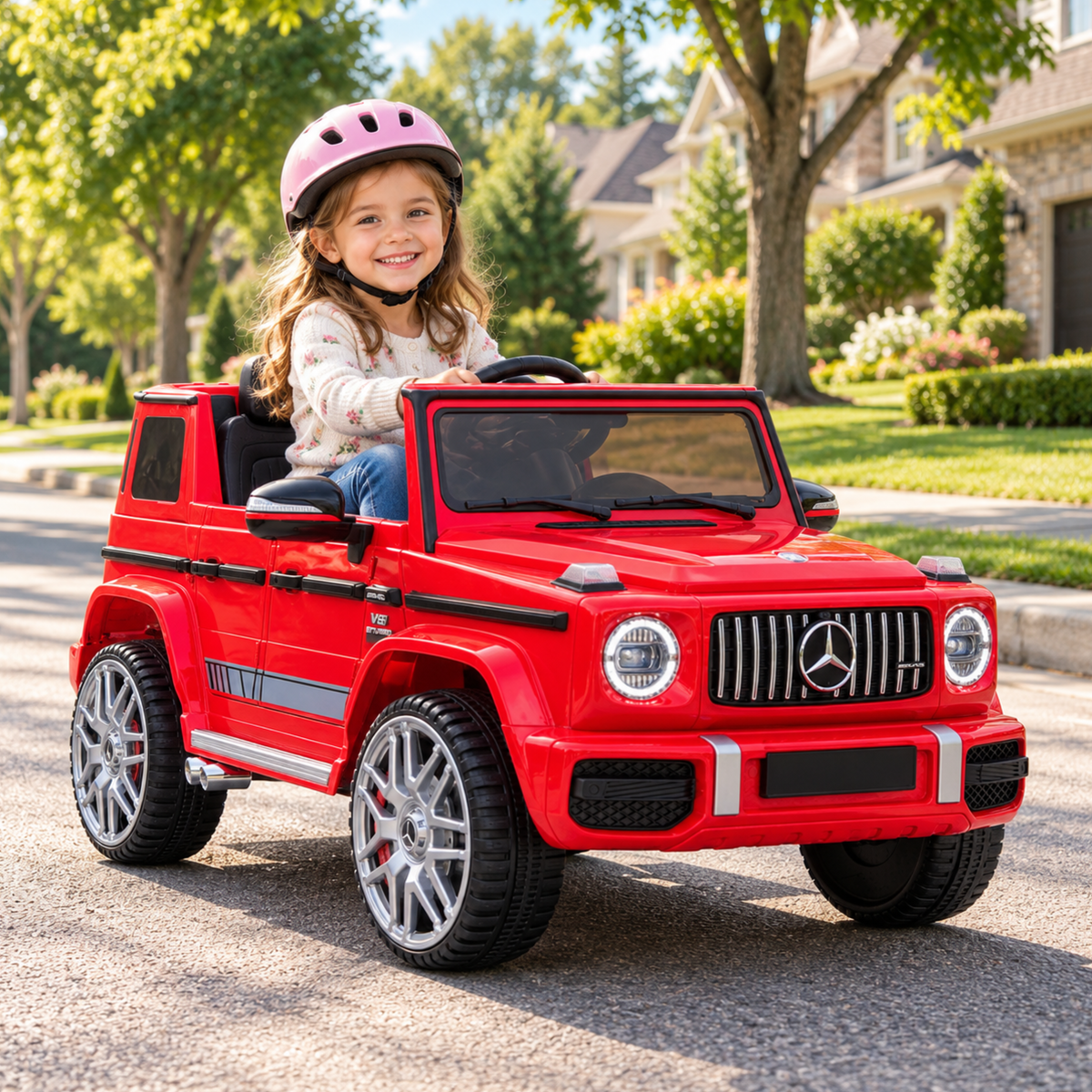 Kids' Electric Ride-On Car Mercedes G63 AMG - Wheelyshop