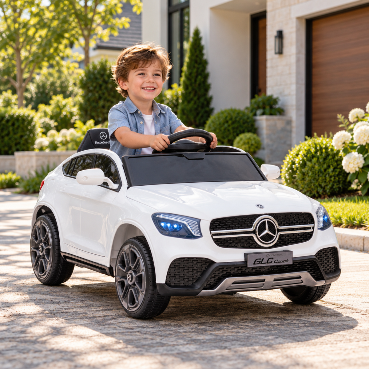 Kids' Electric Ride-On Car Mercedes GLC Coupé - Wheelyshop