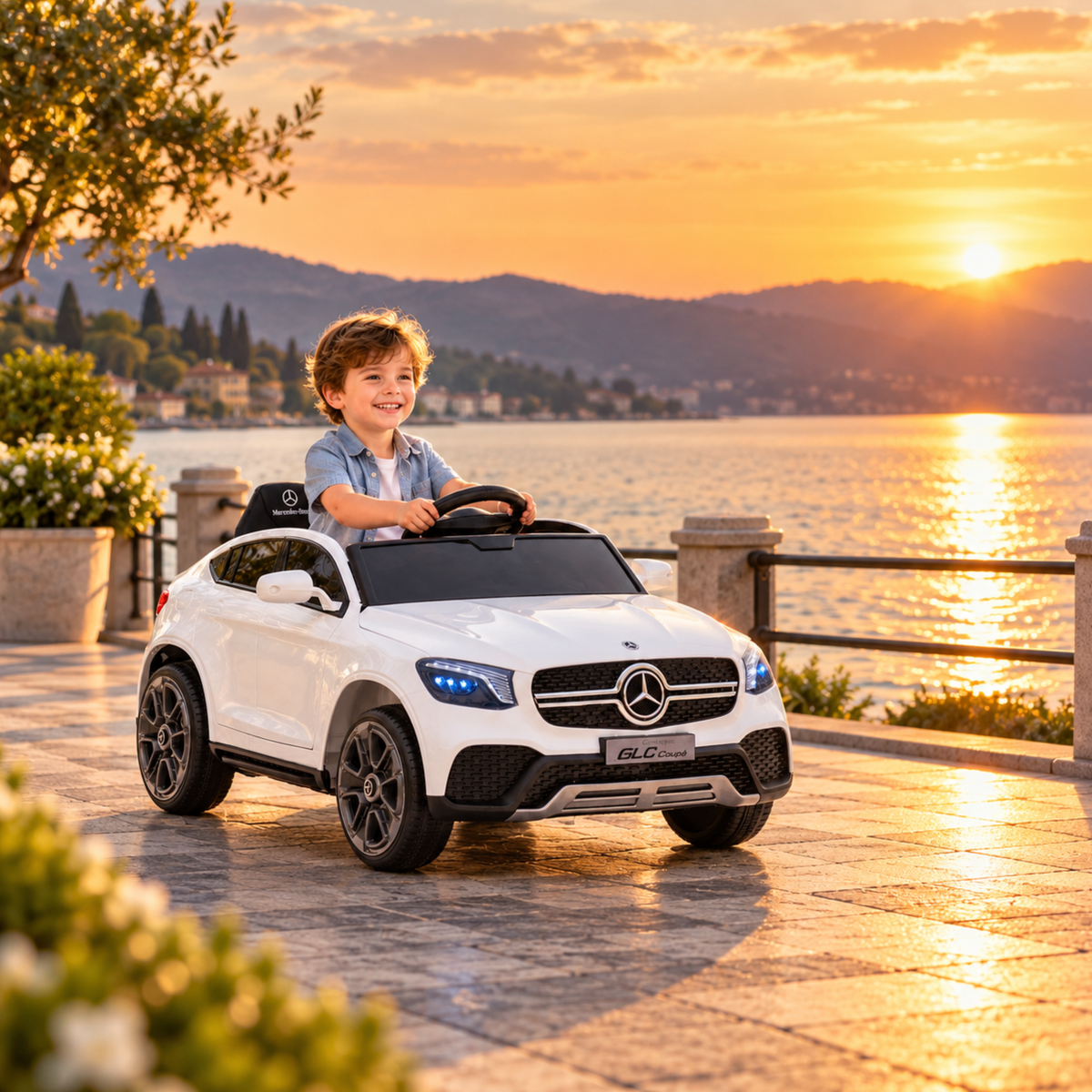 Kids' Electric Ride-On Car Mercedes GLC Coupé - Wheelyshop
