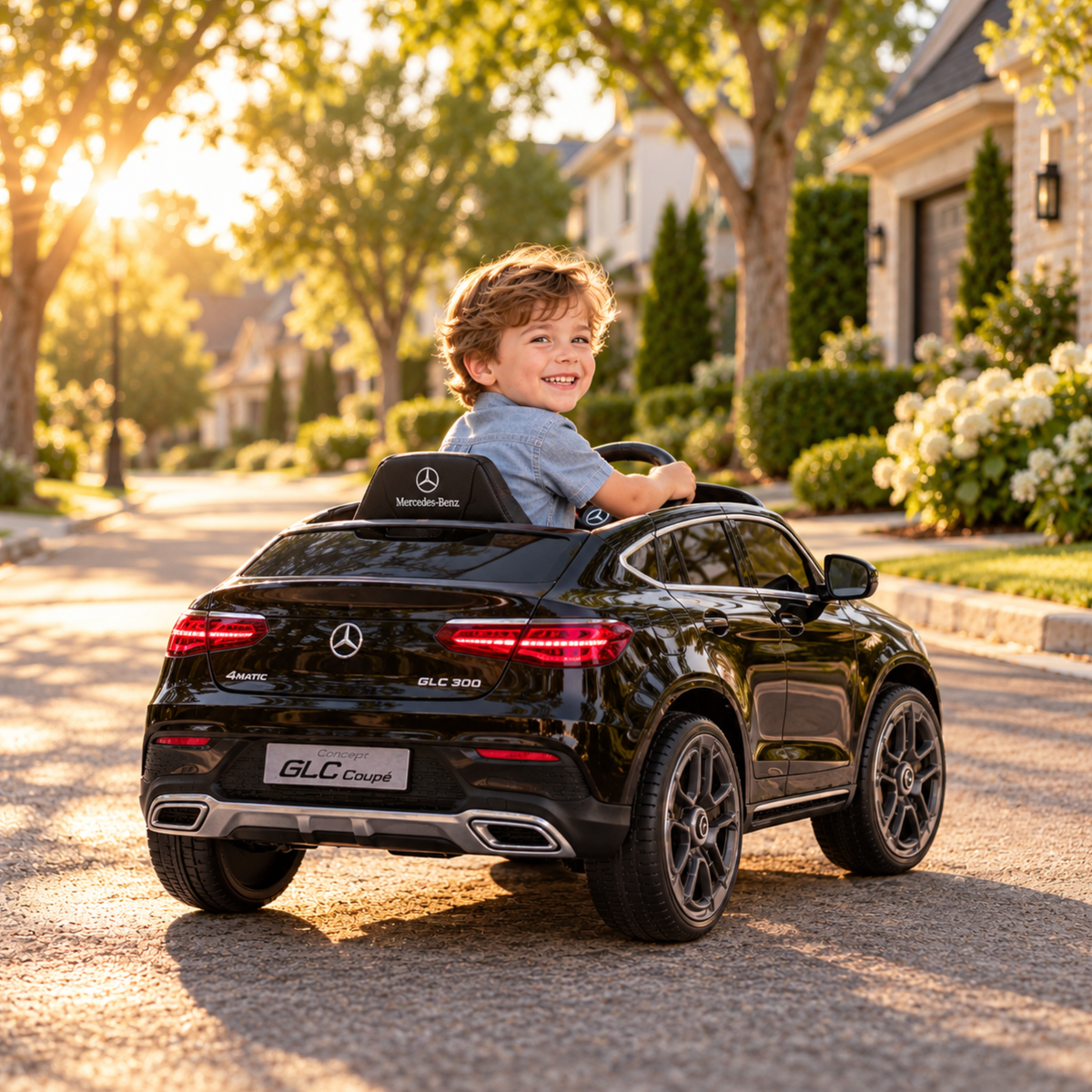 Kids' Electric Ride-On Car Mercedes GLC Coupé - Wheelyshop