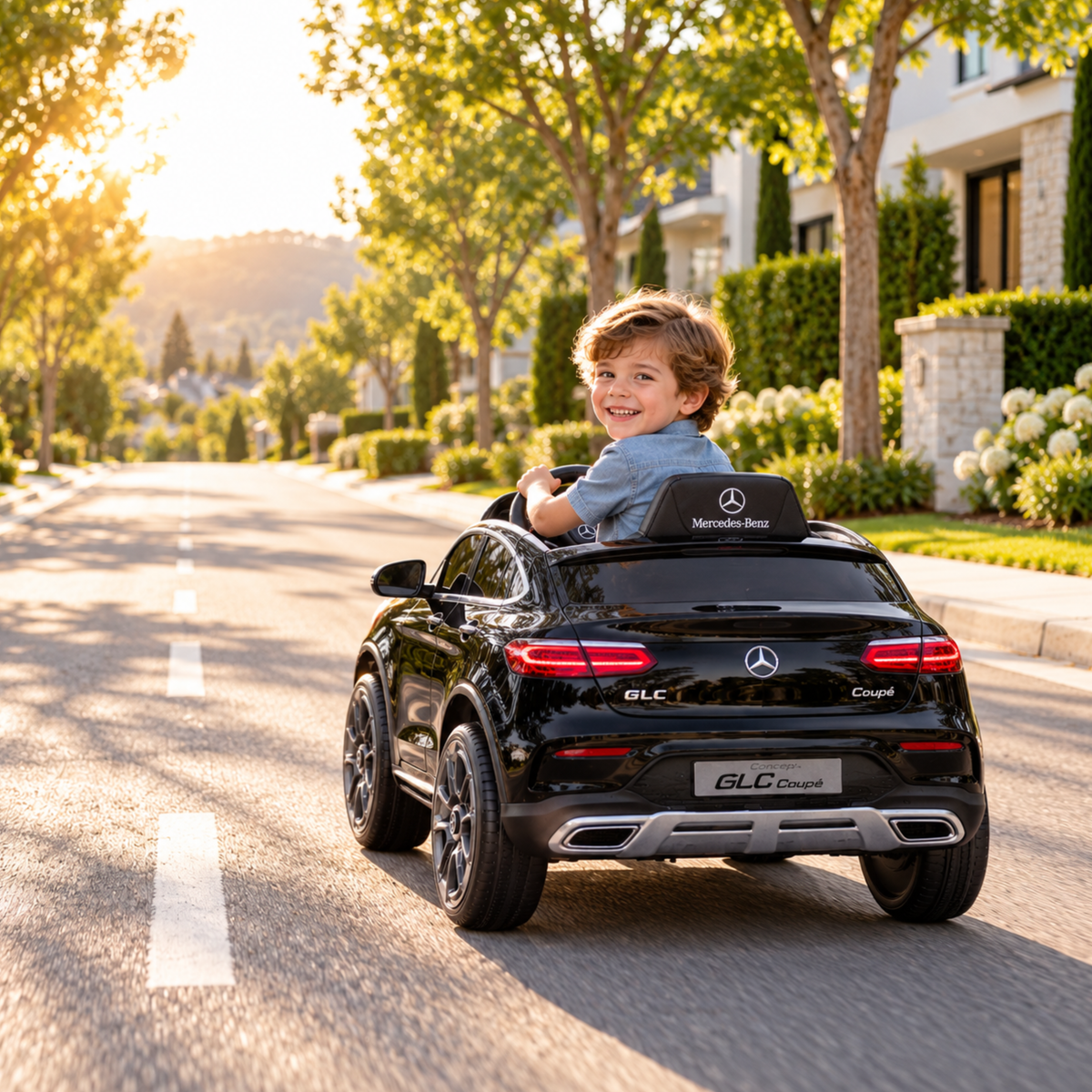 Kids' Electric Ride-On Car Mercedes GLC Coupé - Wheelyshop