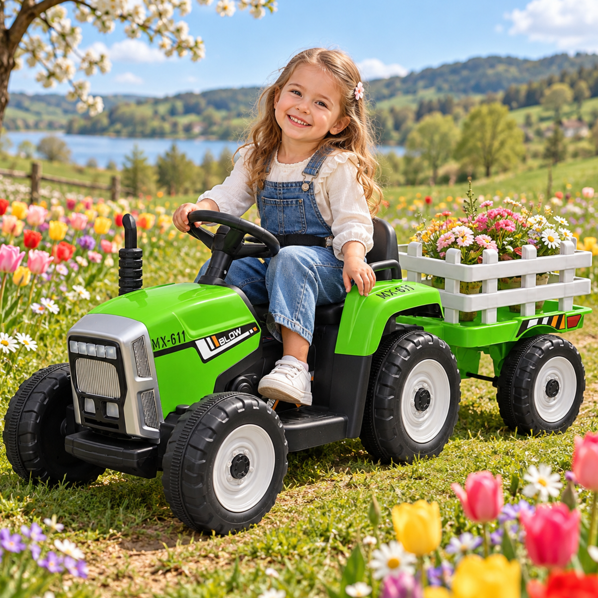 Kids' Electric Tractor ELJET Tractor Lite - Wheelyshop