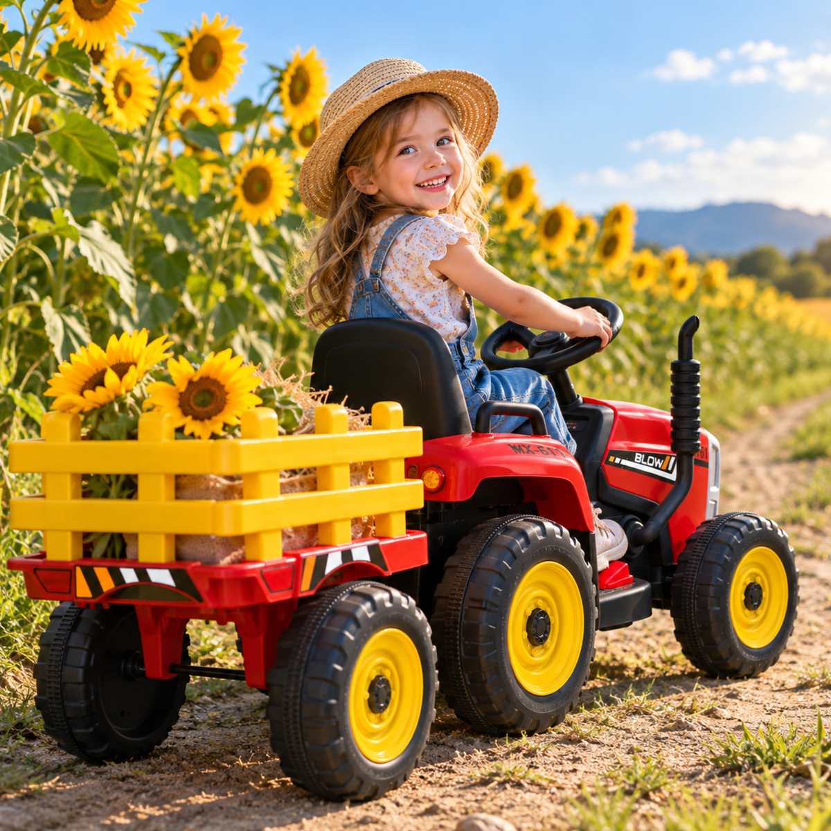 Kids' Electric Tractor ELJET Tractor Lite - Wheelyshop