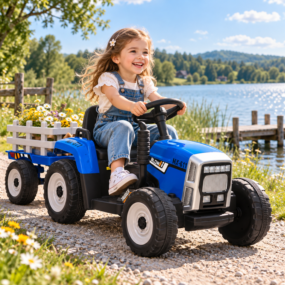 Kids' Electric Tractor ELJET Tractor Lite - Wheelyshop