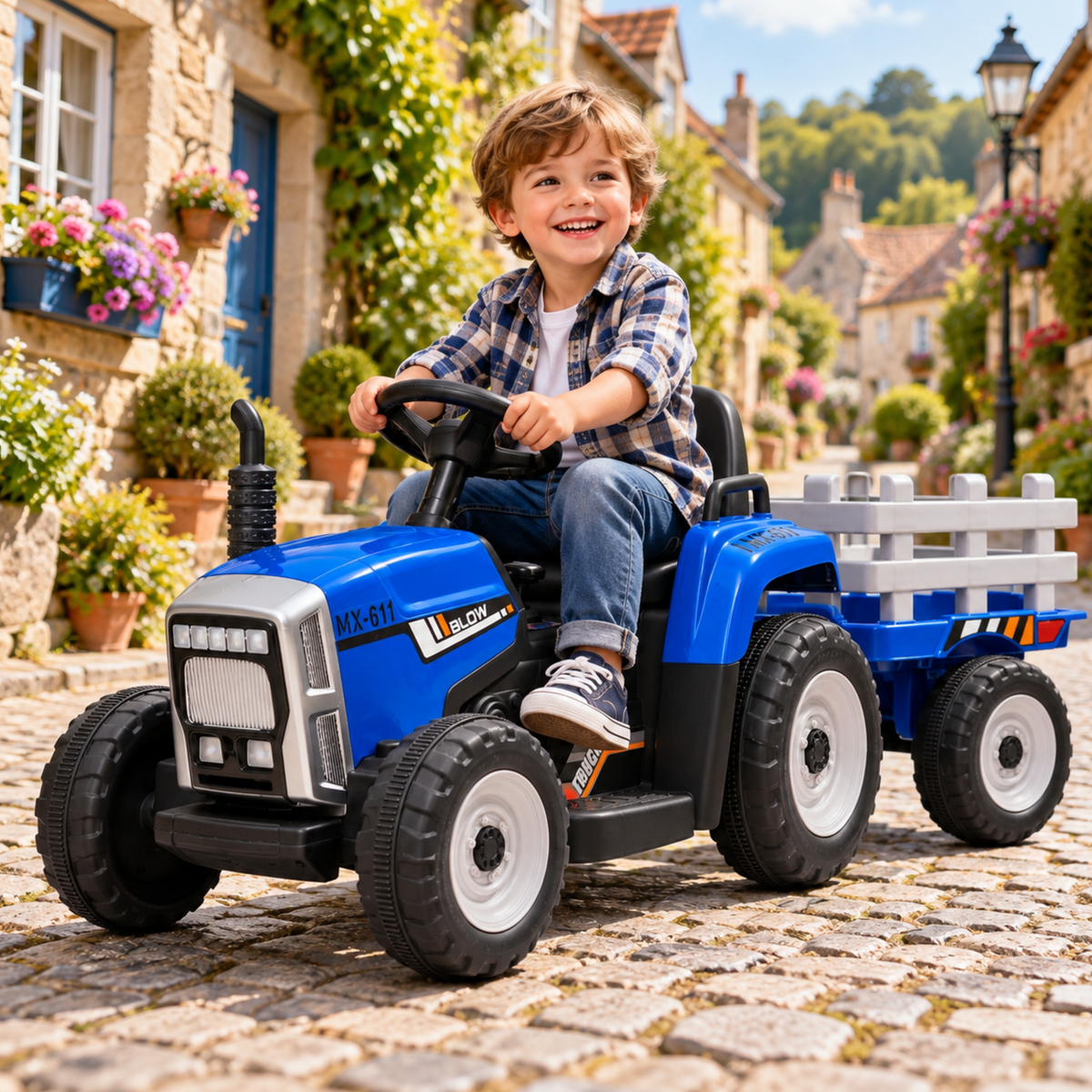 Kids' Electric Tractor ELJET Tractor Lite - Wheelyshop