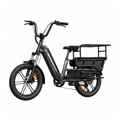 HOVSCO HovCart e-bike, front three-quarter view in black