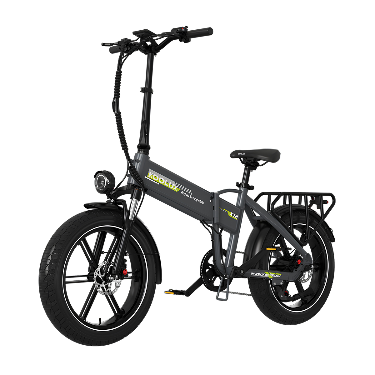 KOOLUX X12 electric bike with 2 hydraulic disc brakes – Wheelyshop