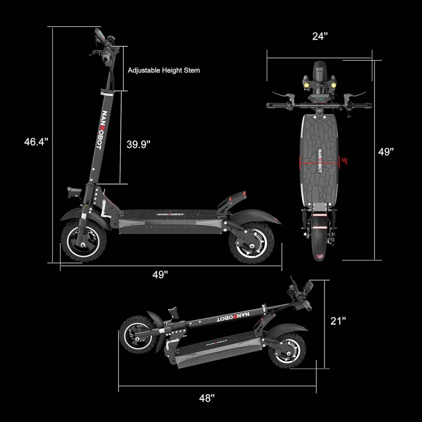 Nanrobot T1 - Electric scooter - Wheelyshop