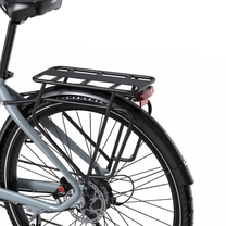 OneSport OT05 Max from behind with rear rack, rear light, mudguard and rear wheel