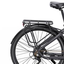 OneSport OT05 Max seen from the side, focusing on rear rack, rear mudguard, rear light and rear wheel