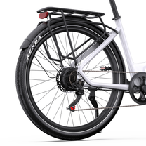OneSport WT05, rear wheel with rear rack, red reflector, mudguard, cassette, stand and KENDA tyre