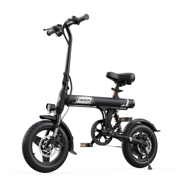 VARUN C14‑1 elcykel i färgen svart