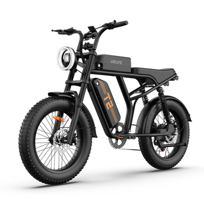 URLIFE T2 electric bike with removable 48V battery – Wheelyshop