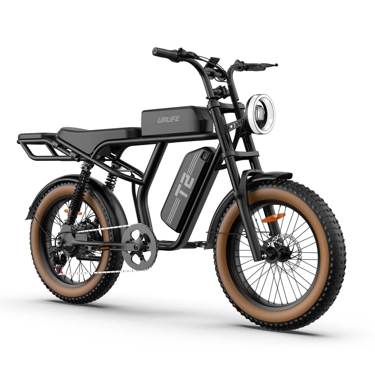 URLIFE T2 electric bike with removable 48V battery – Wheelyshop