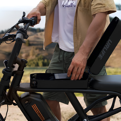 URLIFE T2 electric bike with dual suspension front and rear – Wheelyshop