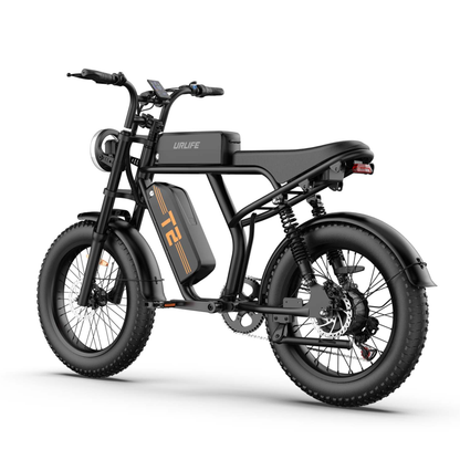 URLIFE T2 electric bike with chunky off-road air tyres – Wheelyshop