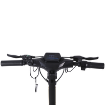 Handlebar of the Wheely - H7 from the front with display, brake lever and buttons