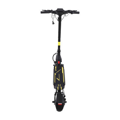 Wheely - H7 electric scooter seen directly from behind with handlebar and rear mudguard